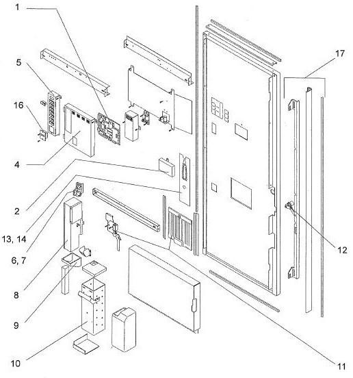 DOOR ASSEMBLY REAR